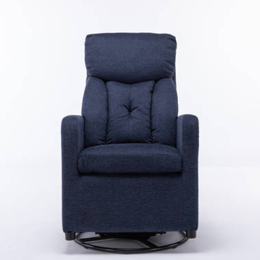 Navy blue hotsell glider recliner